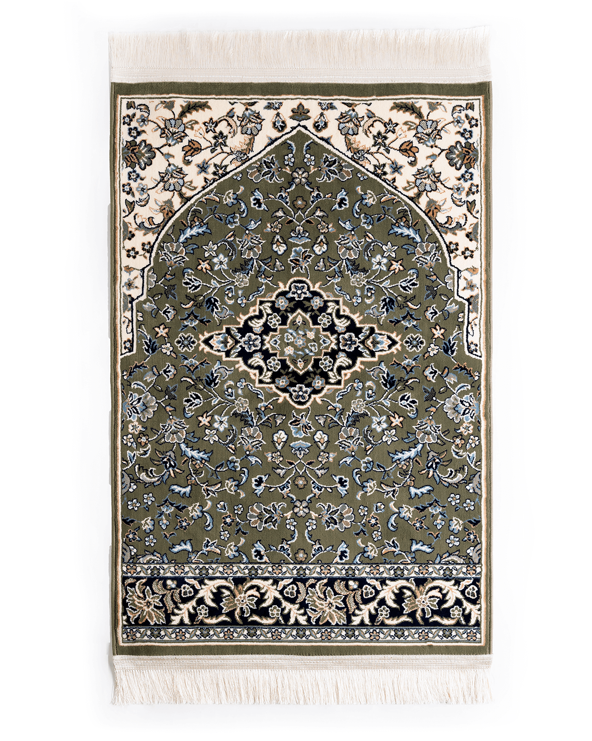 Tapis de prière inspiré de la Rawdah