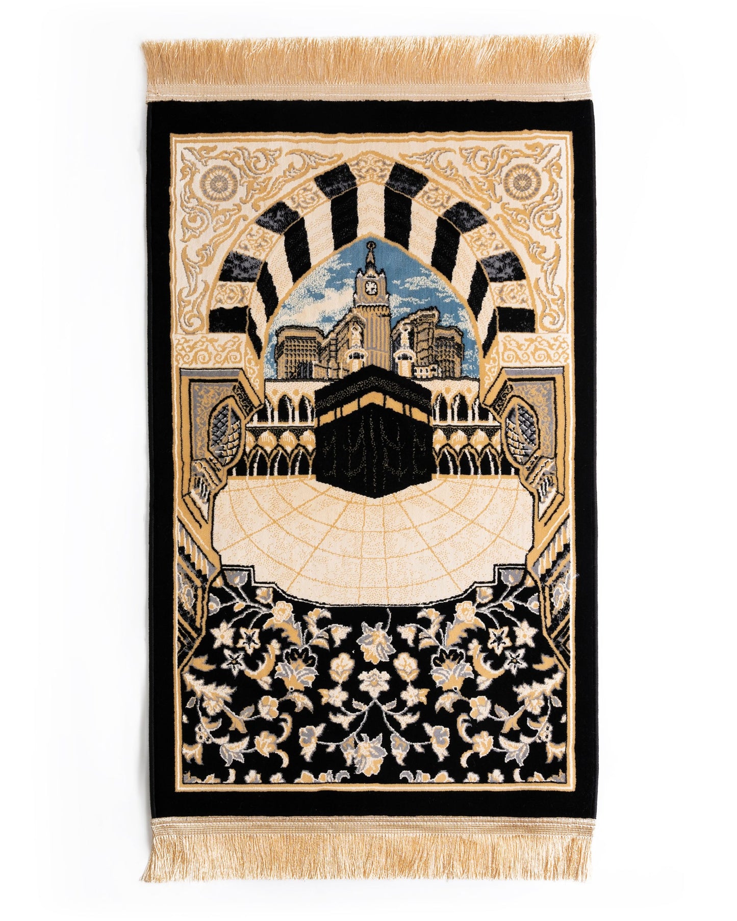 Tapis de prière inspiré de la Kaaba