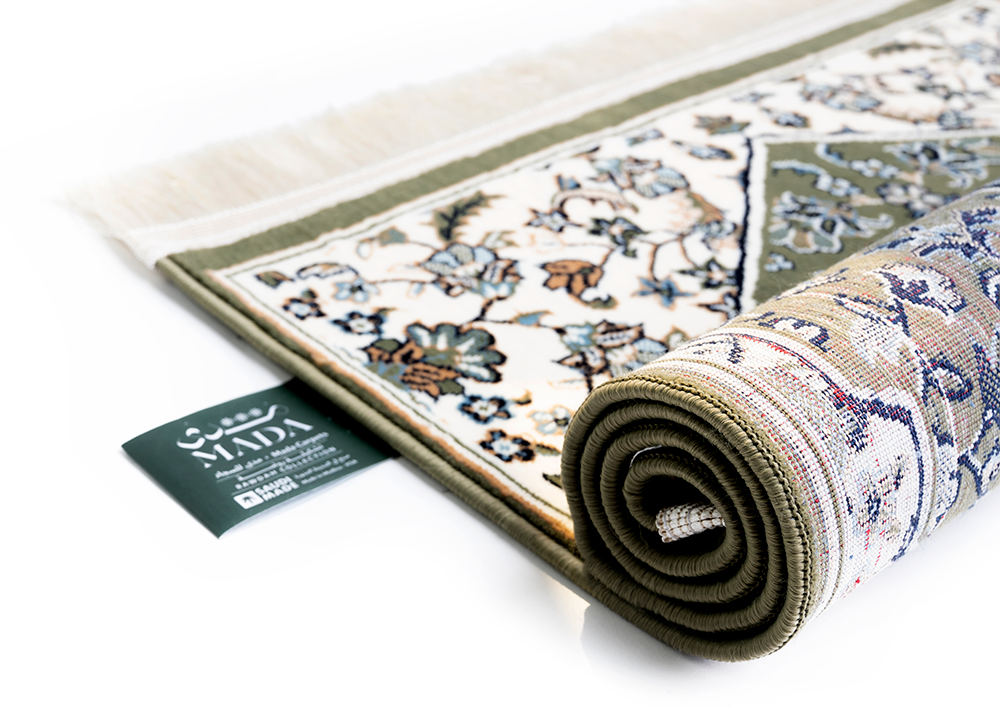 Tapis de prière inspiré de la Rawdah
