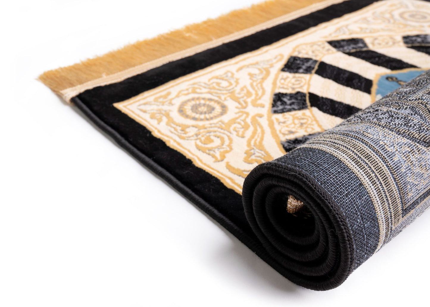 Tapis de prière inspiré de la Kaaba