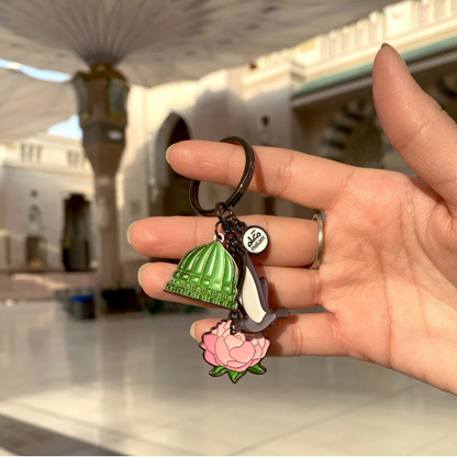 Soul of Medina Keyring — Green Dome